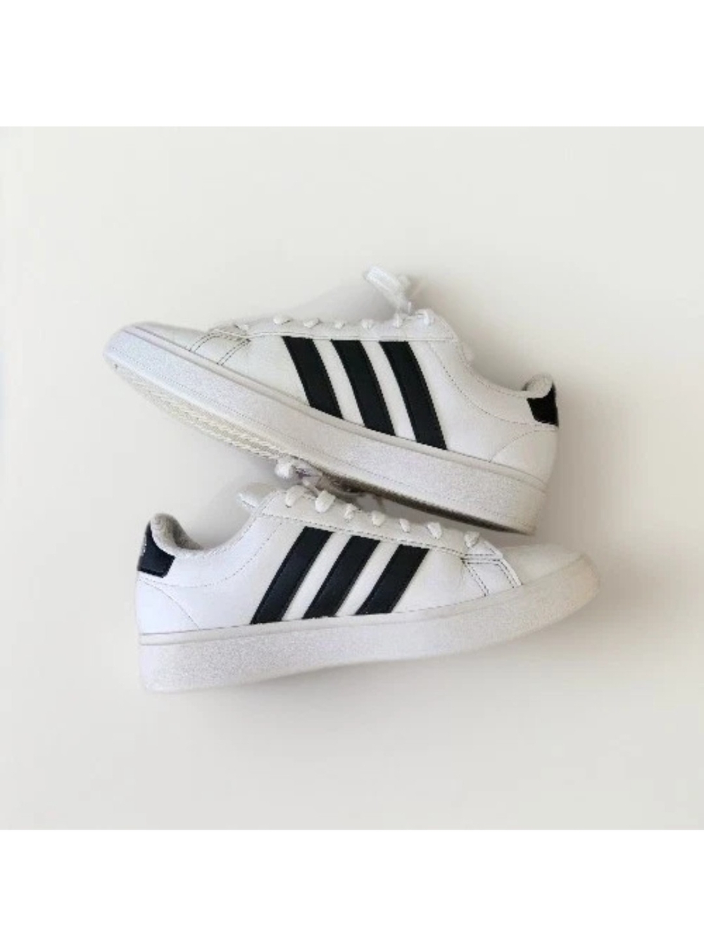 Adidas Grand Court 2.0 Sneakers 8 White Black GW1294 Cloud Classic Athletic - Picture 5 of 12
